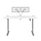 Bestar Bestar Upstand 72W x 30D Standing Desk with Dual Monitor Arm in white 175880-000017 - alternate 5